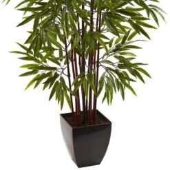 5 Ft. Artificial Bamboo Silk Tree With Planter 9 5 Ft. Artificial Bamboo Silk Tree With Planter -Artificial nearly natural artificial trees 5458 4f 1000