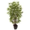 5 Ft. Artificial Bamboo Silk Tree With Planter 2 5 Ft. Artificial Bamboo Silk Tree With Planter -Artificial nearly natural artificial trees 5458 64 1000