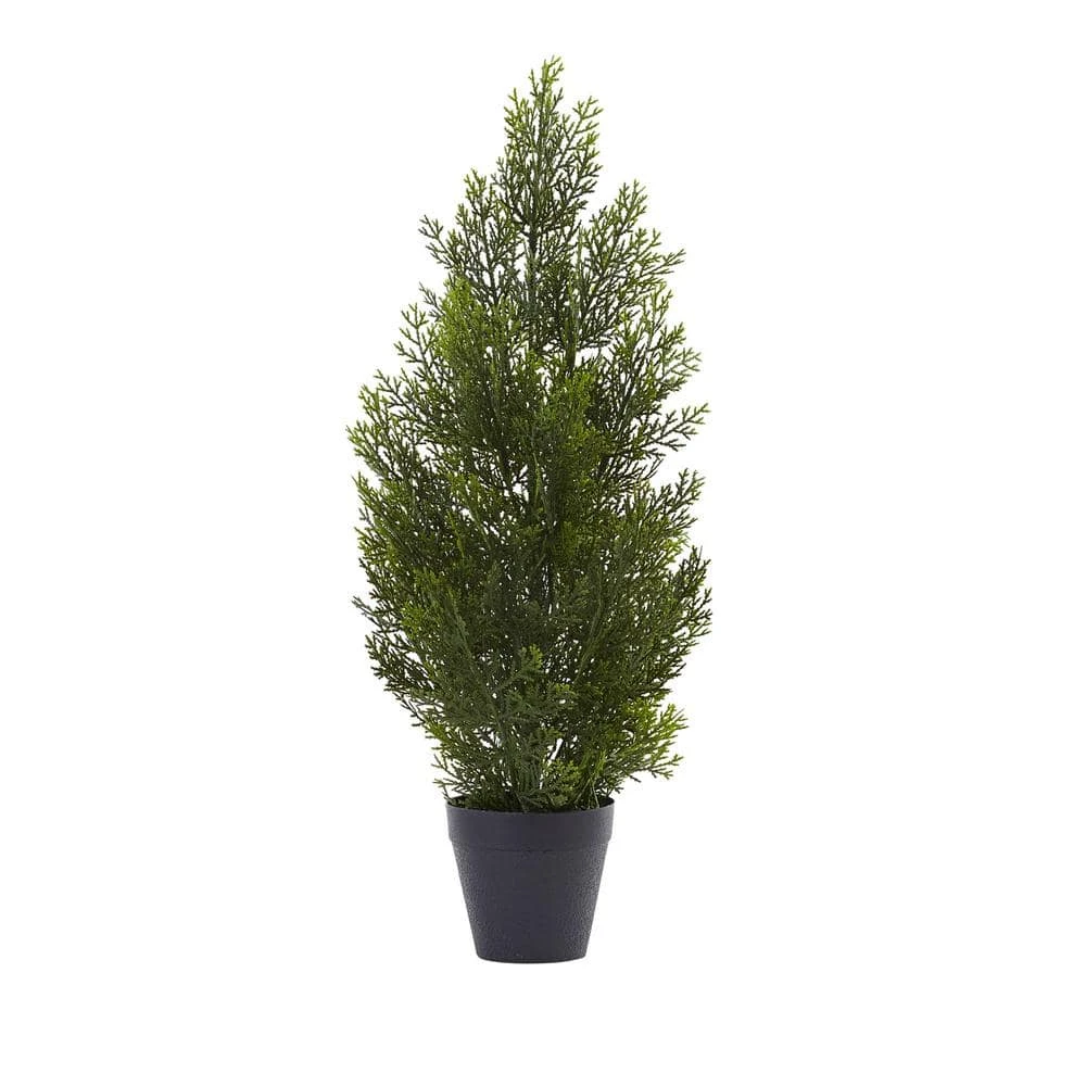 Indoor And Outdoor 2 Ft. Artificial Mini Cedar Pine Tree 3 Indoor And Outdoor 2 Ft. Artificial Mini Cedar Pine Tree