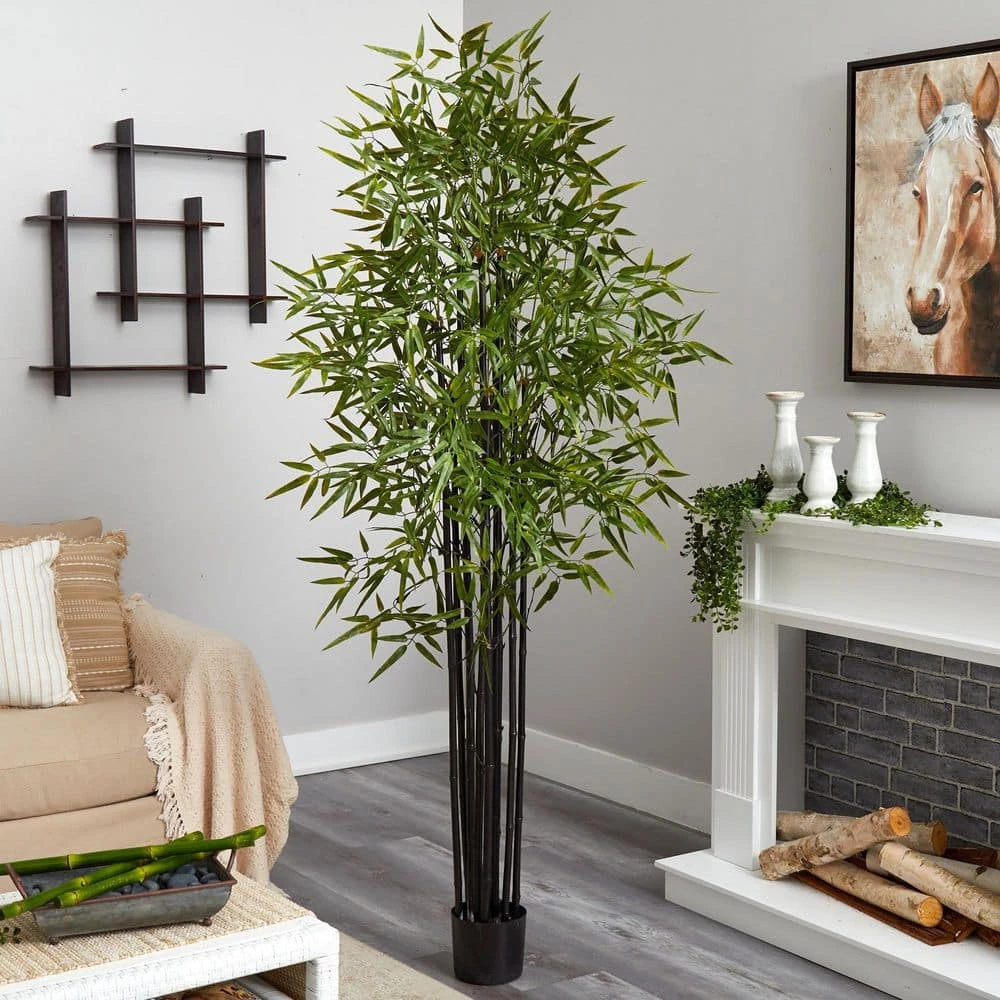 Indoor And Outdoor 6 Ft. Artificial Black Bamboo Tree UV Resistant 10 Indoor And Outdoor 6 Ft. Artificial Black Bamboo Tree UV Resistant - Image 8