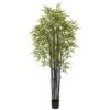 Indoor And Outdoor 6 Ft. Artificial Black Bamboo Tree UV Resistant 2 Indoor And Outdoor 6 Ft. Artificial Black Bamboo Tree UV Resistant -Artificial nearly natural artificial trees 5481 64 1000