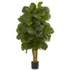 4 In. Fiddle Leaf Fig Artificial Tree 1 4 In. Fiddle Leaf Fig Artificial Tree -Artificial nearly natural artificial trees 5490 64 1000
