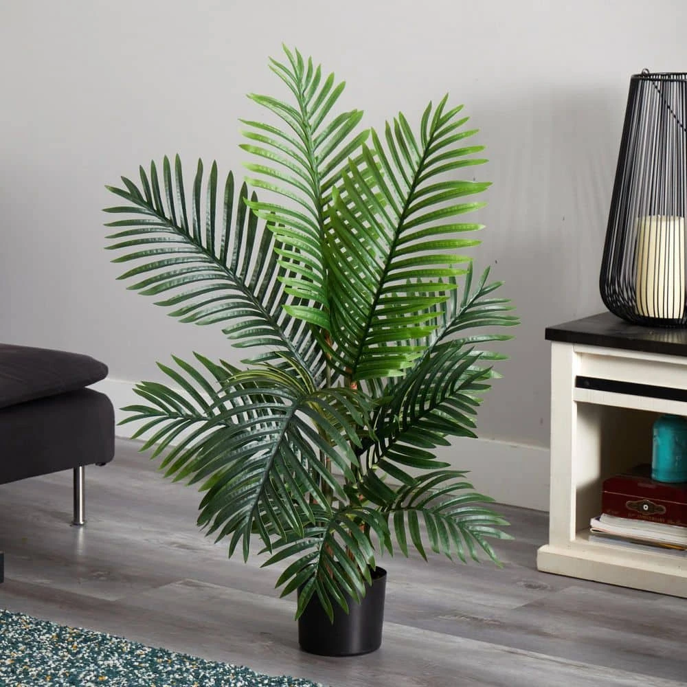 Indoor 4 Ft. Paradise Palm Artificial Tree 7 Indoor 4 Ft. Paradise Palm Artificial Tree - Image 5