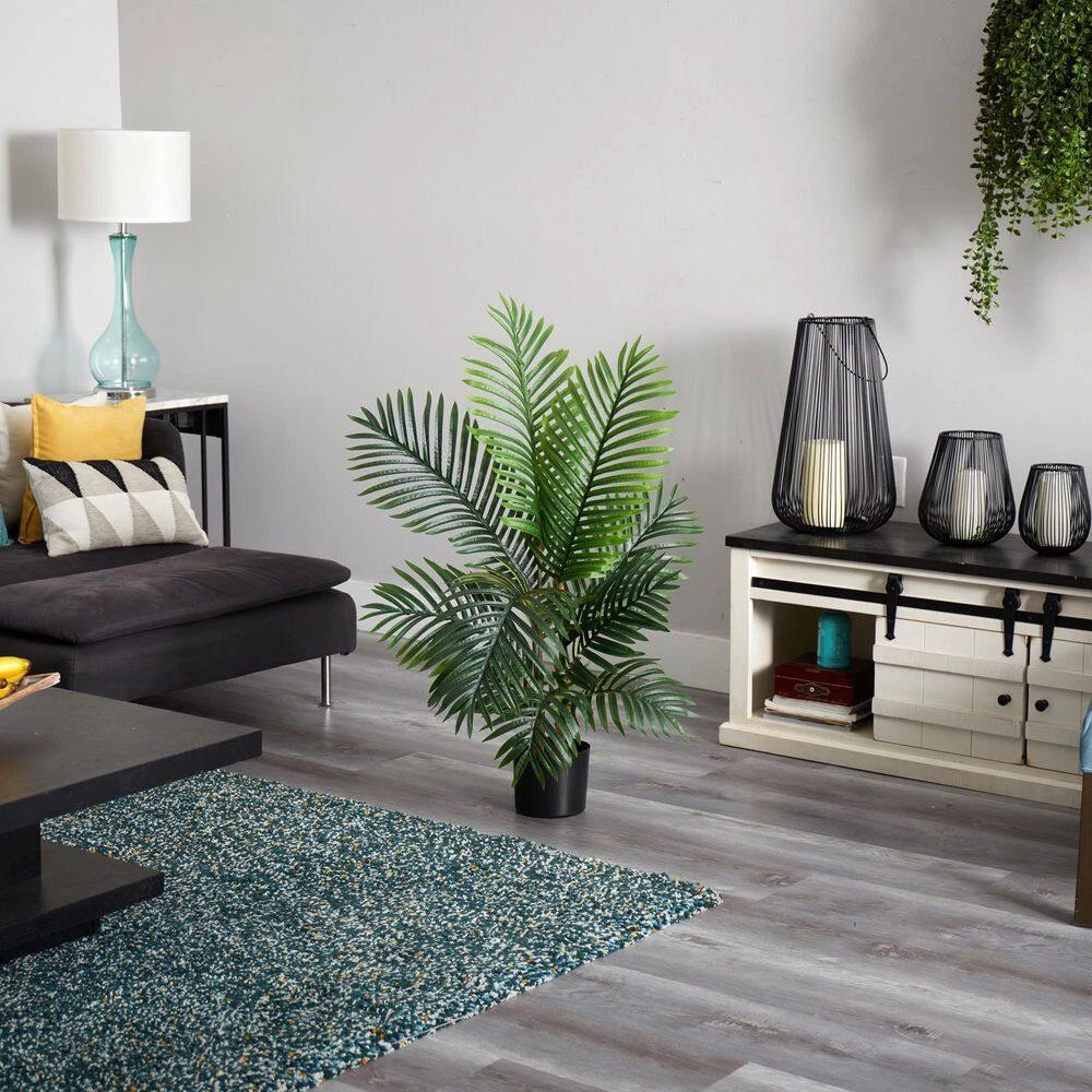 Indoor 4 Ft. Paradise Palm Artificial Tree 4 Indoor 4 Ft. Paradise Palm Artificial Tree - Image 2