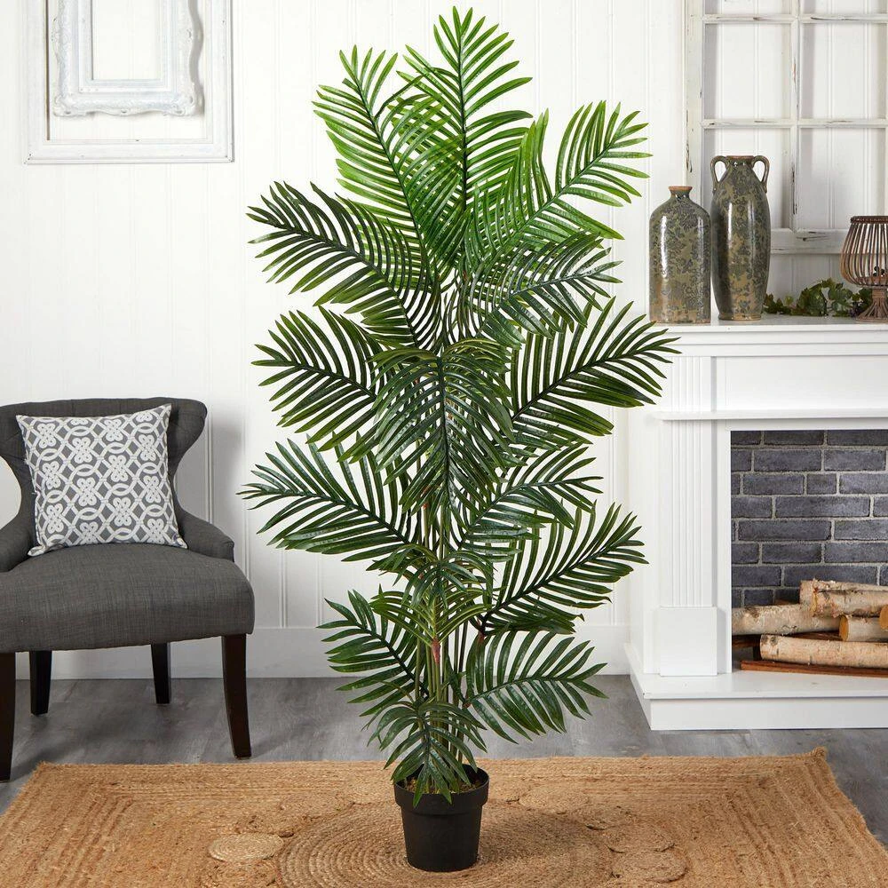 Indoor 5 Ft. Paradise Palm Artificial Tree 5 Indoor 5 Ft. Paradise Palm Artificial Tree - Image 3