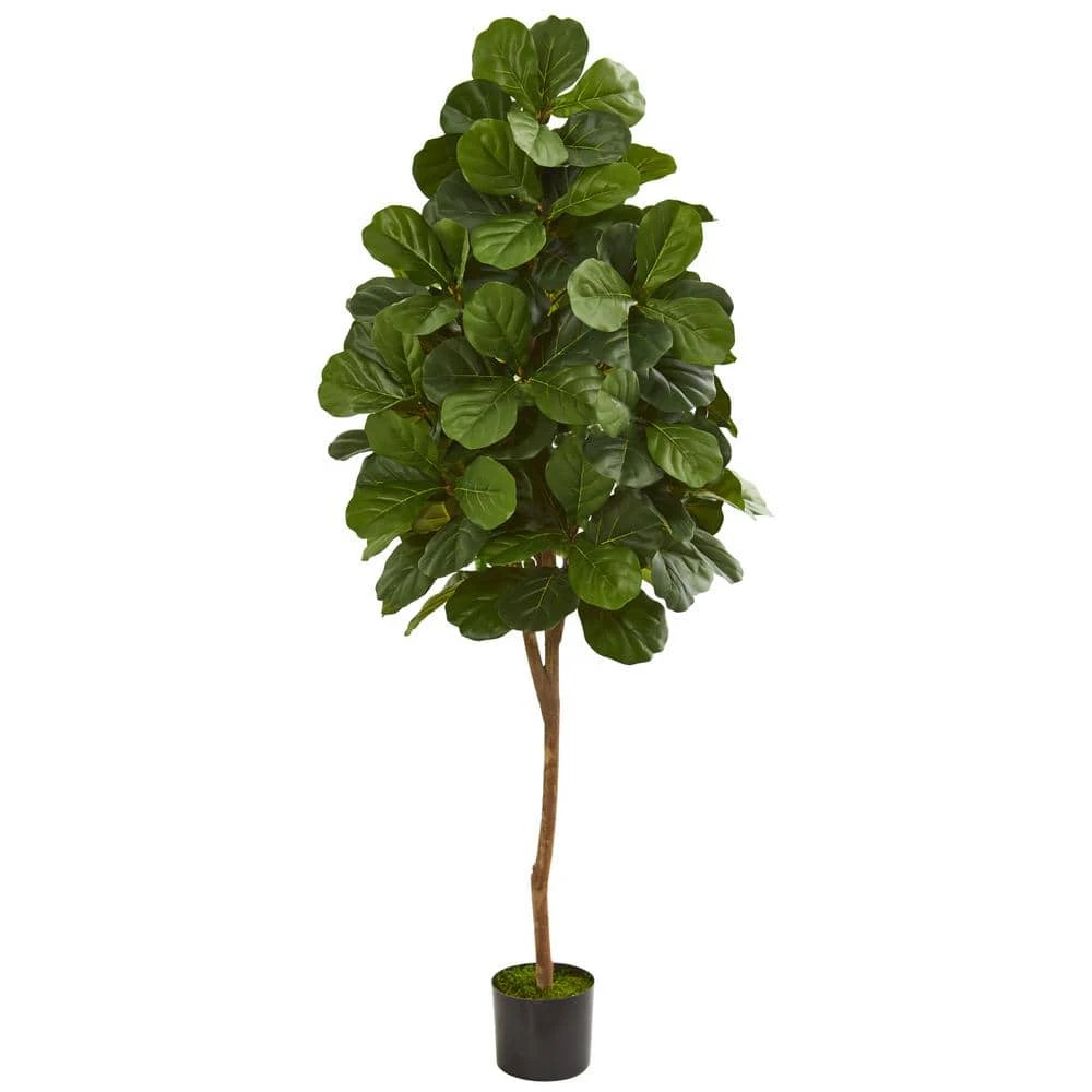 Indoor 6 Ft. Fiddle Leaf Fig Artificial Tree 3 Indoor 6 Ft. Fiddle Leaf Fig Artificial Tree