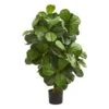 Indoor 3.5 Ft. Fiddle Leaf Artificial Tree 2 Indoor 3.5 Ft. Fiddle Leaf Artificial Tree -Artificial nearly natural artificial trees 5551 64 1000