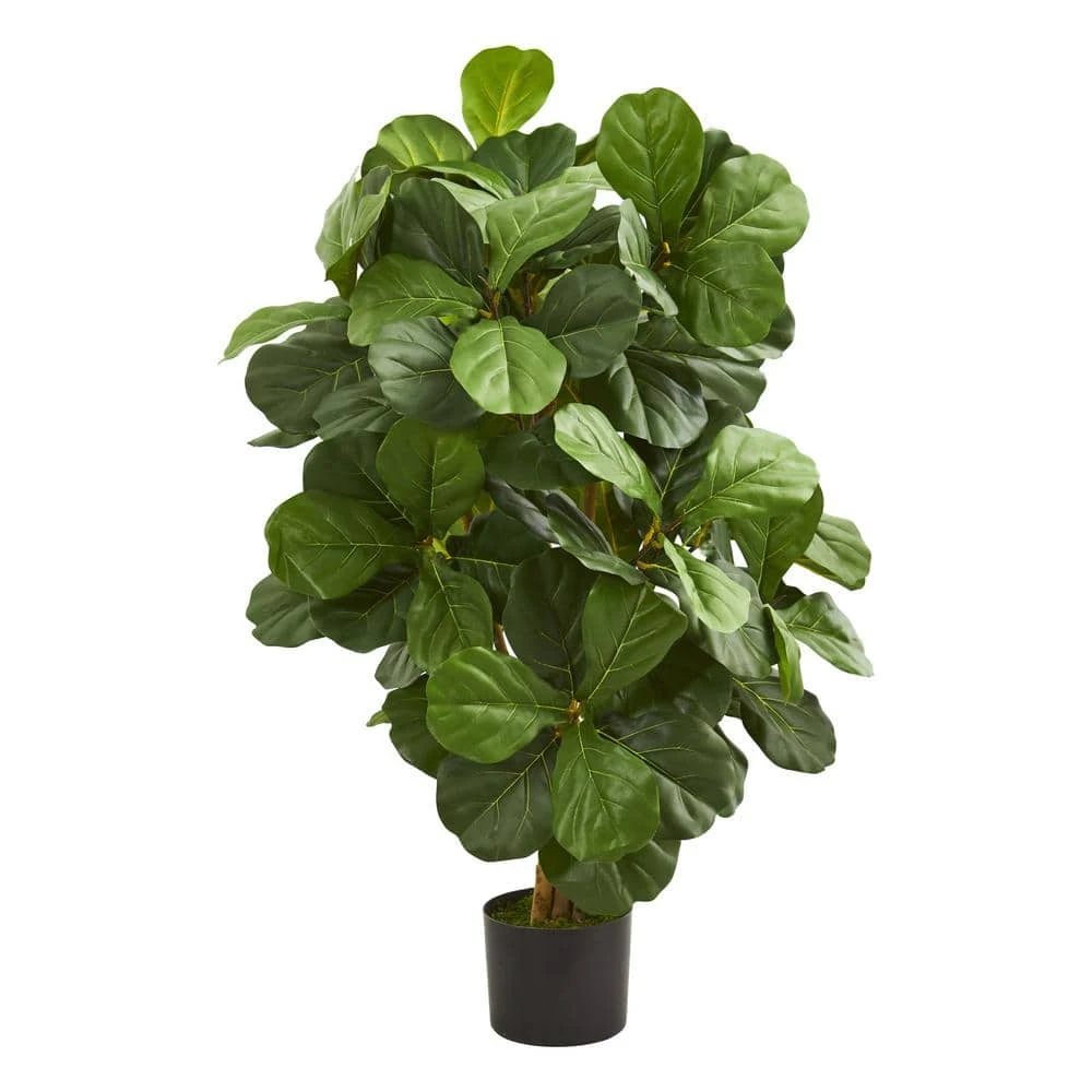 Indoor 3.5 Ft. Fiddle Leaf Artificial Tree 3 Indoor 3.5 Ft. Fiddle Leaf Artificial Tree