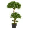 Indoor 3 Ft. Bonsai Styled Podocarpus Artificial Tree 2 Indoor 3 Ft. Bonsai Styled Podocarpus Artificial Tree -Artificial nearly natural artificial trees 5554 64 1000