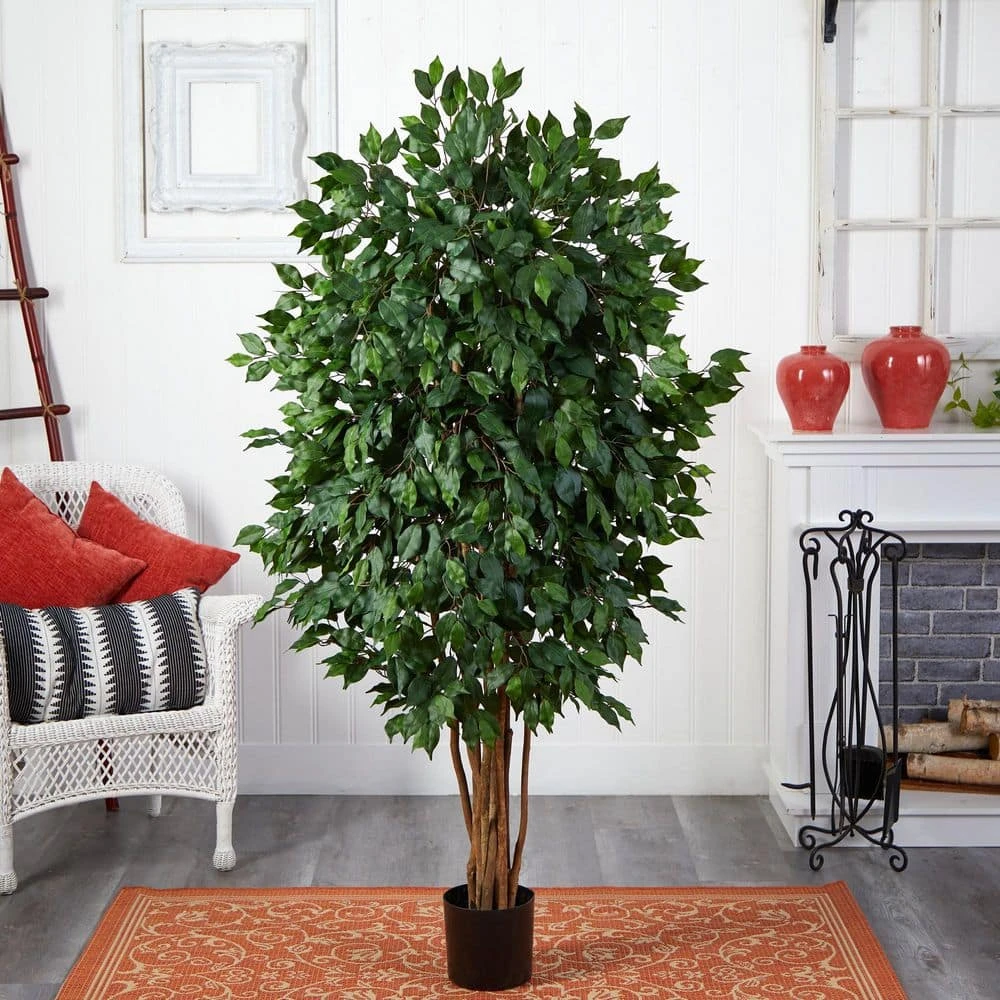 Indoor 5.5 In. Ficus Artificial Tree 9 Indoor 5.5 In. Ficus Artificial Tree - Image 7