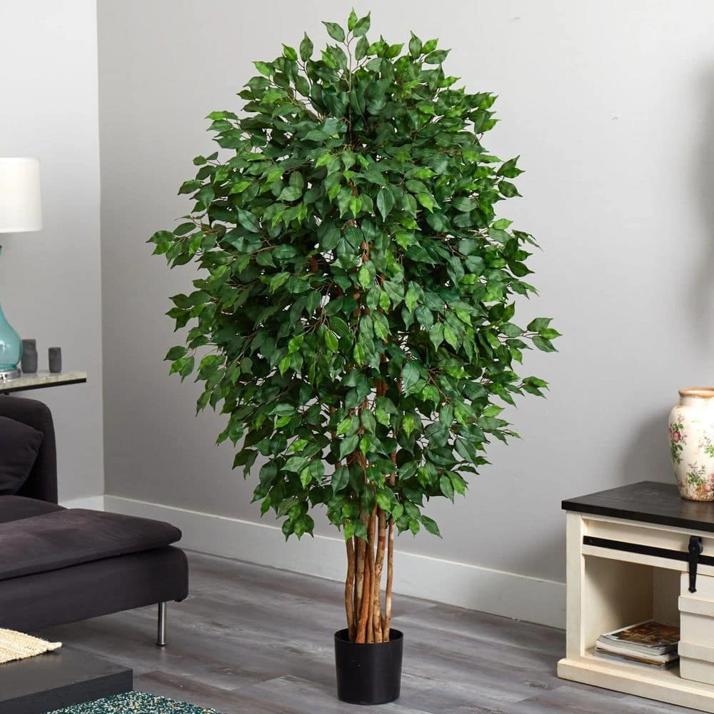 Indoor 5.5 In. Ficus Artificial Tree 7 Indoor 5.5 In. Ficus Artificial Tree - Image 5