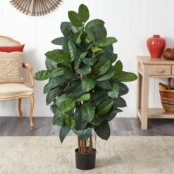 Indoor 4 Ft. Oak Ficus Artificial Tree -Artificial nearly natural artificial trees 5574 31 1000
