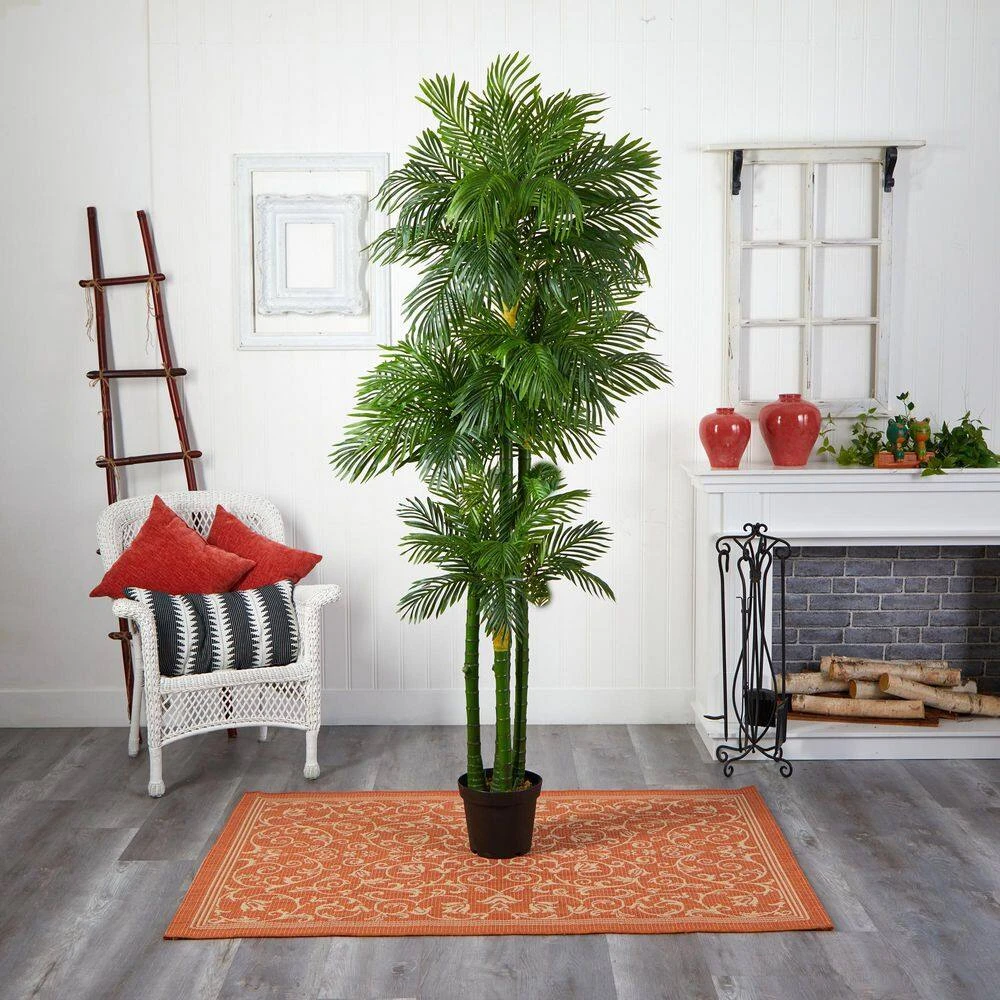 Indoor 7.5 Ft. Phoenix Artificial Palm Tree 4 Indoor 7.5 Ft. Phoenix Artificial Palm Tree - Image 2