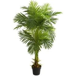 Indoor 5 Ft. Double Stalk Hawaii Palm Artificial Tree
