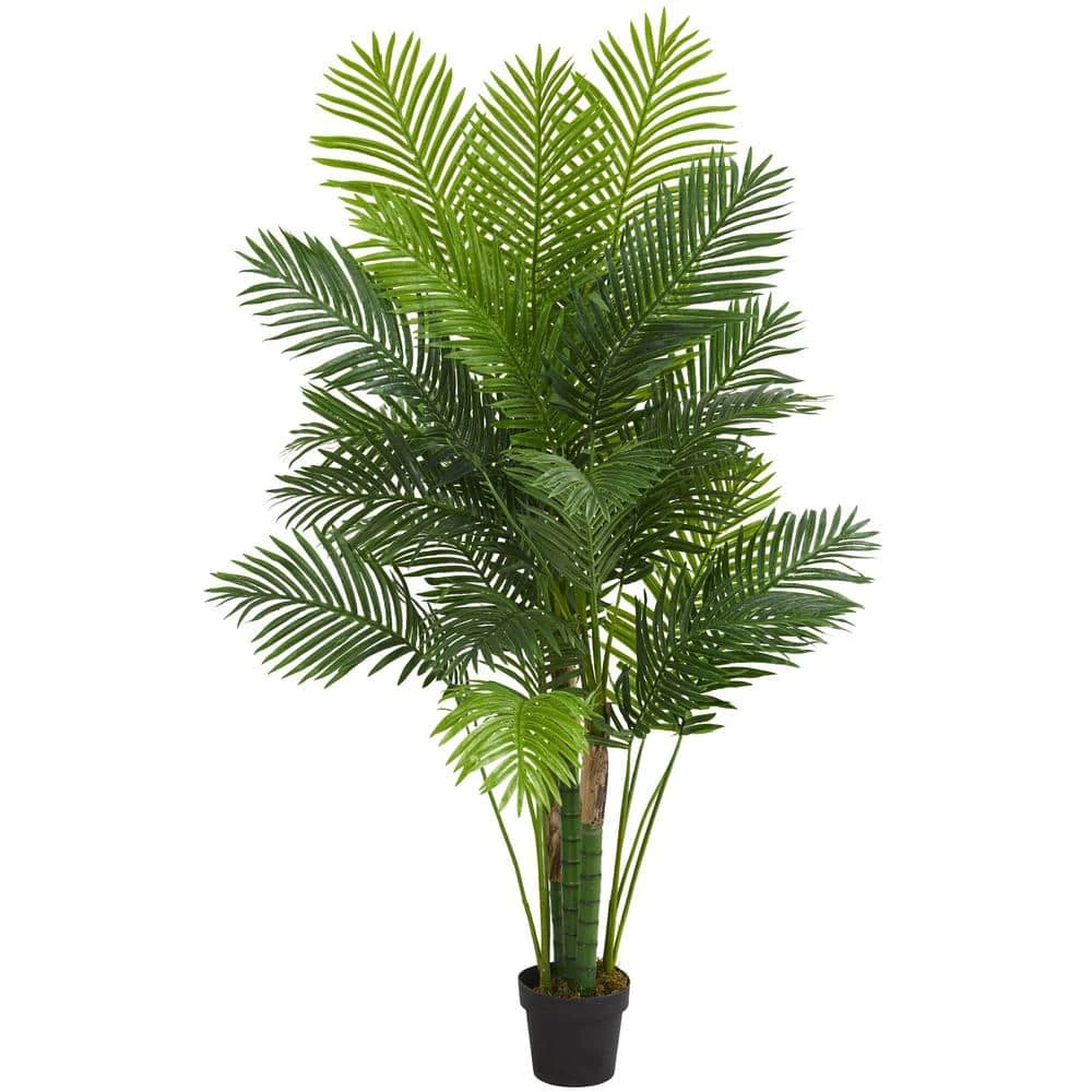Indoor 6 Ft. Hawaii Palm Artificial Tree 3 Indoor 6 Ft. Hawaii Palm Artificial Tree