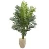 Indoor 5.5 Ft. Paradise Artificial Palm Tree In Sand Colored Planter 1 Indoor 5.5 Ft. Paradise Artificial Palm Tree In Sand Colored Planter -Artificial nearly natural artificial trees 5641 64 1000