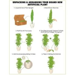 Indoor 5.5 Ft. Paradise Artificial Palm Tree In Sand Colored Planter -Artificial nearly natural artificial trees 5641 76 1000