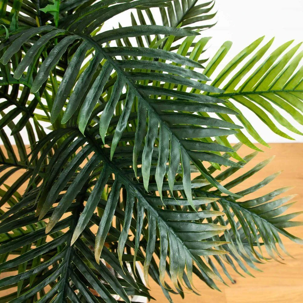 Indoor 5 Ft. Areca Palm Artificial Tree In Sand Colored Planter Real Touch 4 Indoor 5 Ft. Areca Palm Artificial Tree In Sand Colored Planter Real Touch - Image 2