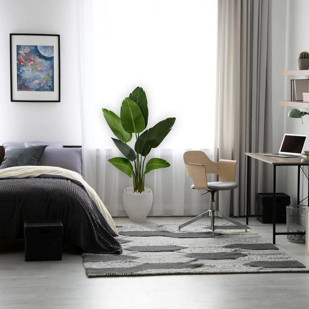 Indoor 4 Ft. Travelers Artificial Palm Tree In Oval Planter 8 Indoor 4 Ft. Travelers Artificial Palm Tree In Oval Planter - Image 6