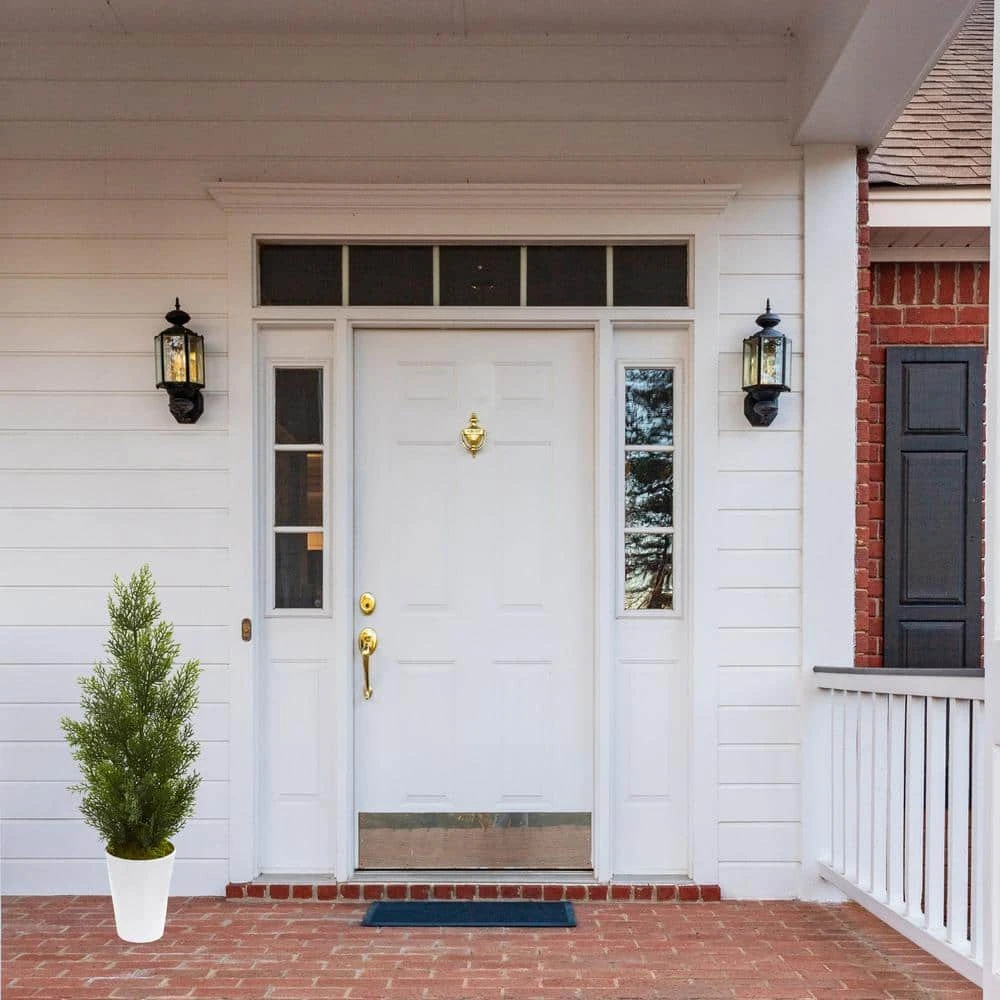 Indoor/Outdoor 27 In. Mini Cedar Artificial Pine Tree In Decorative Planter 8 Indoor/Outdoor 27 In. Mini Cedar Artificial Pine Tree In Decorative Planter - Image 6