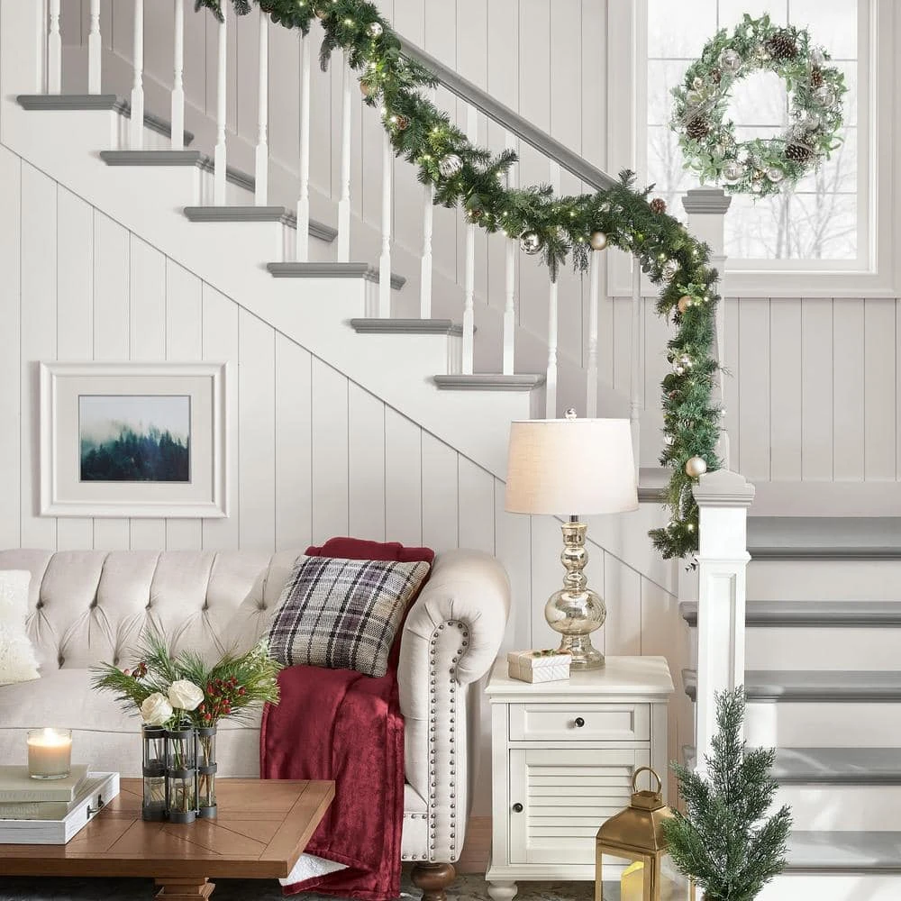 Indoor/Outdoor 27 In. Mini Cedar Artificial Pine Tree In Decorative Planter 5 Indoor/Outdoor 27 In. Mini Cedar Artificial Pine Tree In Decorative Planter - Image 3