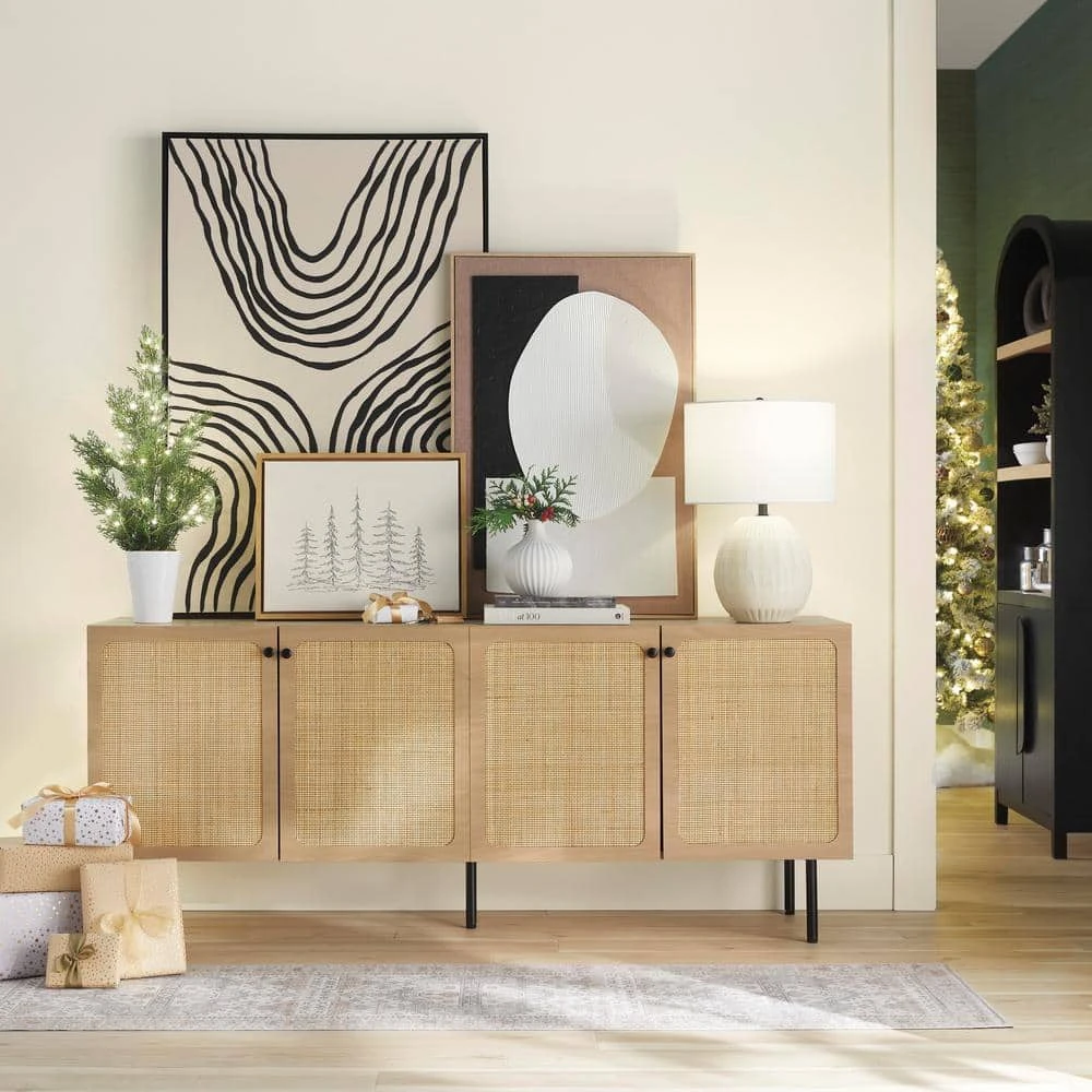 Indoor/Outdoor 27 In. Mini Cedar Artificial Pine Tree In Decorative Planter 6 Indoor/Outdoor 27 In. Mini Cedar Artificial Pine Tree In Decorative Planter - Image 4