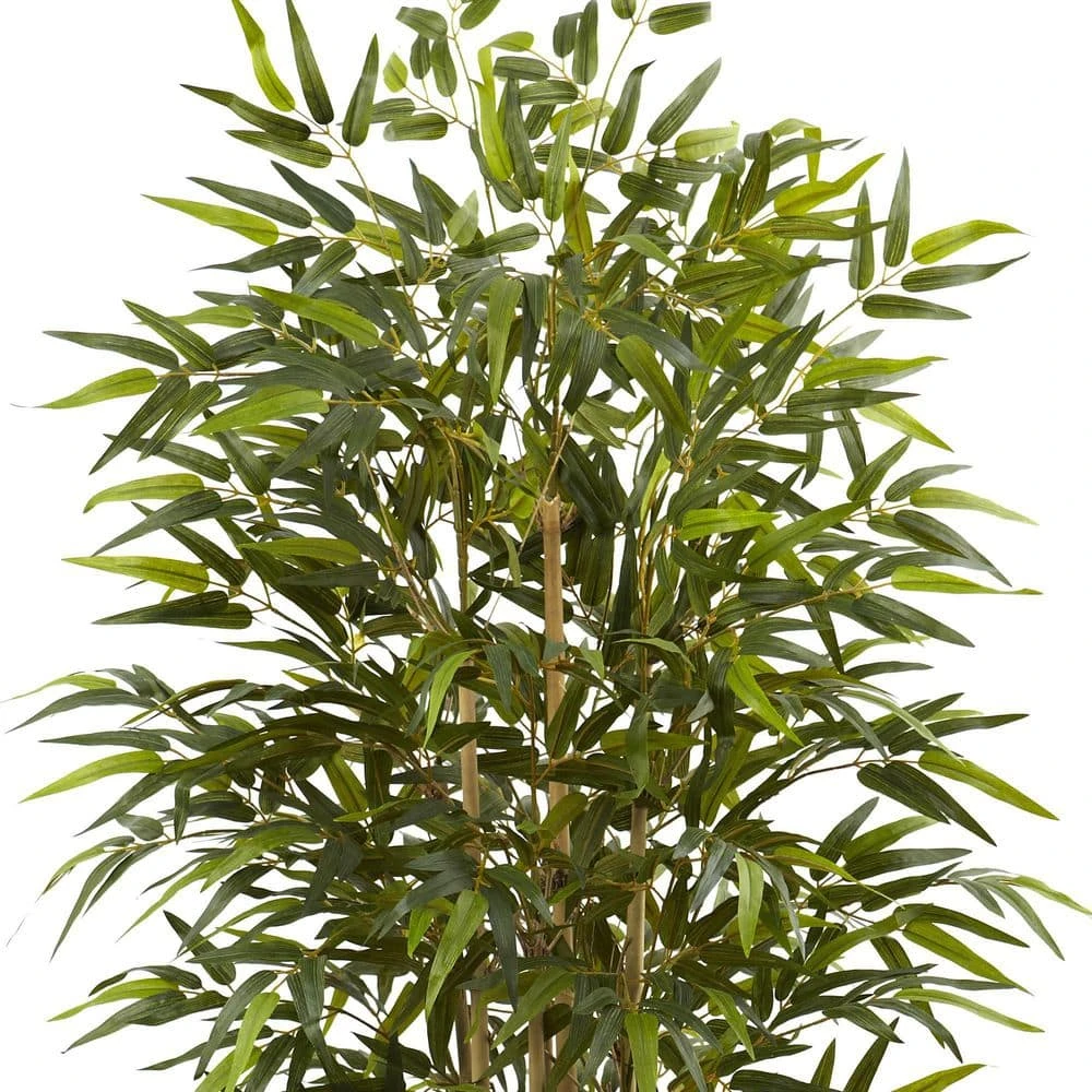 6 Ft. Artificial Bamboo Tree With Decorative Planter 4 6 Ft. Artificial Bamboo Tree With Decorative Planter - Image 2