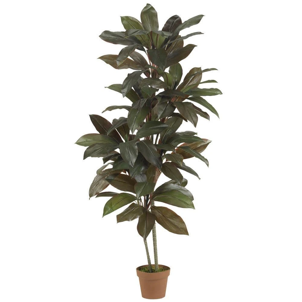 Indoor 5 Ft. Artificial Cordyline "Real Touch" Silk Plant 3 Indoor 5 Ft. Artificial Cordyline "Real Touch" Silk Plant