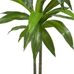 Real Touch 48 In. Artificial H Green Dracaena Silk Plant 19 Real Touch 48 In. Artificial H Green Dracaena Silk Plant -Artificial nearly natural artificial trees 6585 44 1000