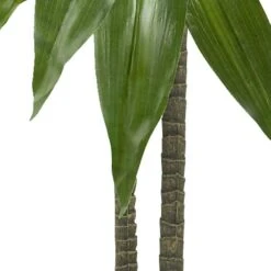 Real Touch 48 In. Artificial H Green Dracaena Silk Plant 21 Real Touch 48 In. Artificial H Green Dracaena Silk Plant -Artificial nearly natural artificial trees 6585 76 1000