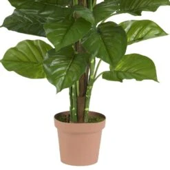 Real Touch 63 In. Artificial H Green Large Leaf Philodendron Silk Plant 9 Real Touch 63 In. Artificial H Green Large Leaf Philodendron Silk Plant -Artificial nearly natural artificial trees 6594 4f 1000