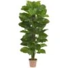 Real Touch 63 In. Artificial H Green Large Leaf Philodendron Silk Plant 1 Real Touch 63 In. Artificial H Green Large Leaf Philodendron Silk Plant -Artificial nearly natural artificial trees 6594 64 1000