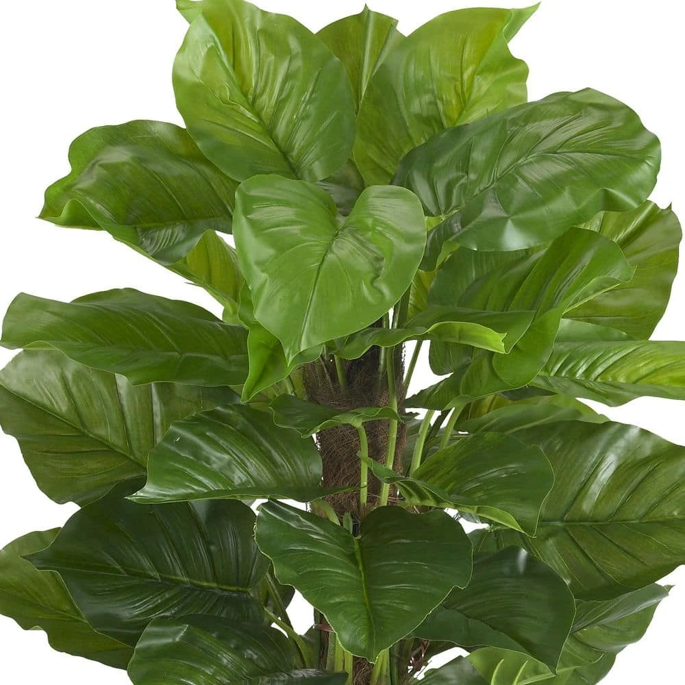Real Touch 63 In. Artificial H Green Large Leaf Philodendron Silk Plant 4 Real Touch 63 In. Artificial H Green Large Leaf Philodendron Silk Plant - Image 2