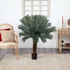 4 Ft. Artificial UV Resistant Indoor/Outdoor Cycas Tree 11 4 Ft. Artificial UV Resistant Indoor/Outdoor Cycas Tree -Artificial nearly natural artificial trees 6769 31 1000