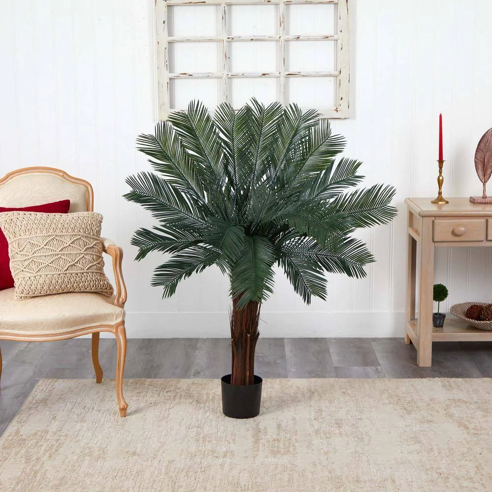 4 Ft. Artificial UV Resistant Indoor/Outdoor Cycas Tree 7 4 Ft. Artificial UV Resistant Indoor/Outdoor Cycas Tree - Image 5