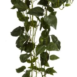 44 In. Artificial H Green Philodendron Hanging Basket Silk Plant 8 44 In. Artificial H Green Philodendron Hanging Basket Silk Plant -Artificial nearly natural artificial tropical plants 4762 4f 1000