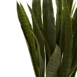 Artificial Sansevieria With Black Planter -Artificial nearly natural artificial tropical plants 4855 44 1000