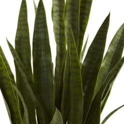 Artificial Sansevieria With Black Planter -Artificial nearly natural artificial tropical plants 4855 4f 1000