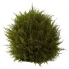 14 In. Artificial Cedar Decorative Sphere -Artificial nearly natural artificial tropical plants 4950 64 1000