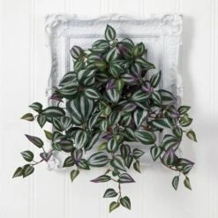 Indoor Artificial 23 In. Spiderwort Hanging Plant (Set Of 4) 7 Indoor Artificial 23 In. Spiderwort Hanging Plant (Set Of 4) -Artificial nearly natural artificial tropical plants 6081 s4 31 1000