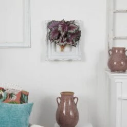 16 In. Artificial Wax Begonia Bush (Set Of 6) 11 16 In. Artificial Wax Begonia Bush (Set Of 6) -Artificial nearly natural artificial tropical plants 6146 s6 31 1000