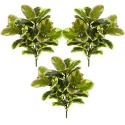 Indoor 23 In. Rubber Leaf Artificial Plant Real Touch (3-Set) 9 Indoor 23 In. Rubber Leaf Artificial Plant Real Touch (3-Set) -Artificial nearly natural artificial tropical plants 6148 s3 31 1000