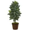 Indoor 4 Ft. Zebra Artificial Plant In Coiled Rope Planter 1 Indoor 4 Ft. Zebra Artificial Plant In Coiled Rope Planter -Artificial nearly natural artificial tropical plants 6315 64 1000