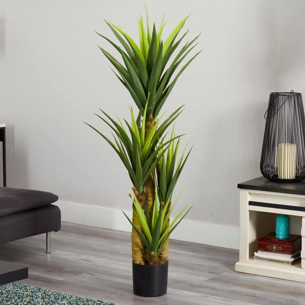 Indoor 4.5 Ft. Artificial Dracaena Plant 5 Indoor 4.5 Ft. Artificial Dracaena Plant - Image 3