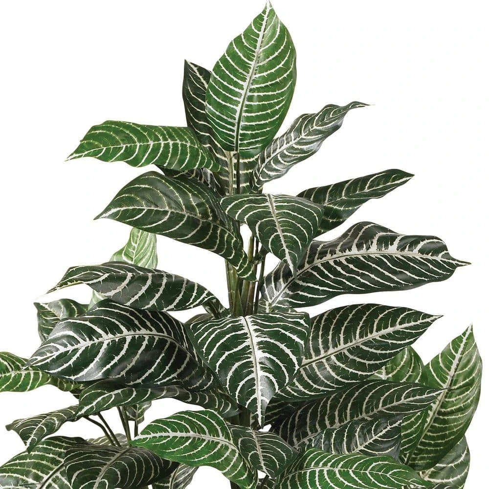 3 Ft. Artificial Zebra Silk Plant 7 3 Ft. Artificial Zebra Silk Plant - Image 5