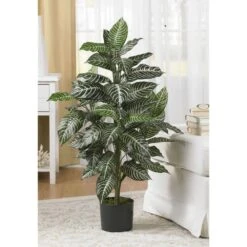 3 Ft. Artificial Zebra Silk Plant 11 3 Ft. Artificial Zebra Silk Plant -Artificial nearly natural artificial tropical plants 6542 4f 1000