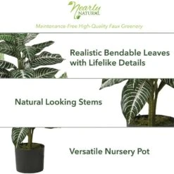 3 Ft. Artificial Zebra Silk Plant 10 3 Ft. Artificial Zebra Silk Plant -Artificial nearly natural artificial tropical plants 6542 c3 1000