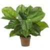 Real Touch 27 In. Artificial H Green Large Leaf Philodendron Silk Plant -Artificial nearly natural artificial tropical plants 6582 64 1000
