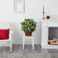 24 In. Artificial H Green Golden Dieffenbachia Silk Plant 12 24 In. Artificial H Green Golden Dieffenbachia Silk Plant -Artificial nearly natural artificial tropical plants 6639 44 1000