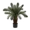 2 In. UV Resistant Indoor/Outdoor Cycas Artificial Tree -Artificial nearly natural artificial tropical plants 6937 64 1000